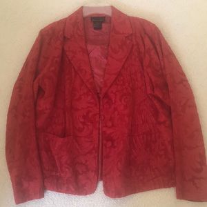 Red jacket by Tally Ho. Super soft in EUC.